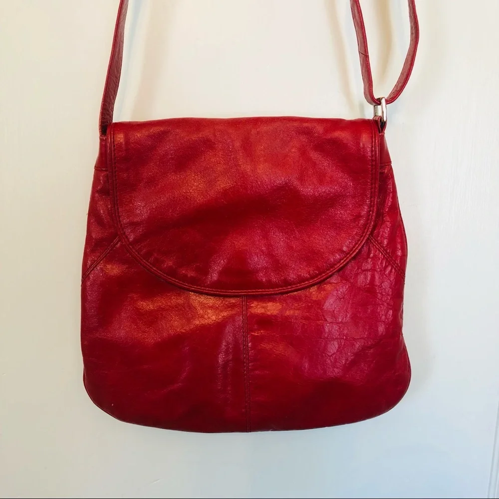 Latico Red Crossbody Bag - Picture 1 of 7